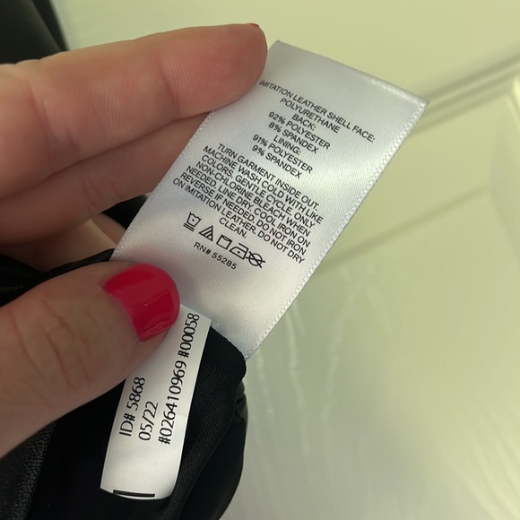 express faux leather body contour crop corset NWT - Picture 5 of 6